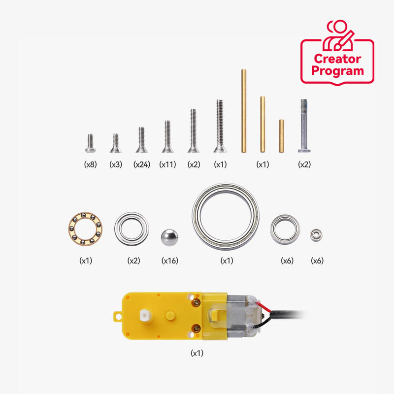 BambuLab Maker World Triple-axis Tourbillon Model Components Kit