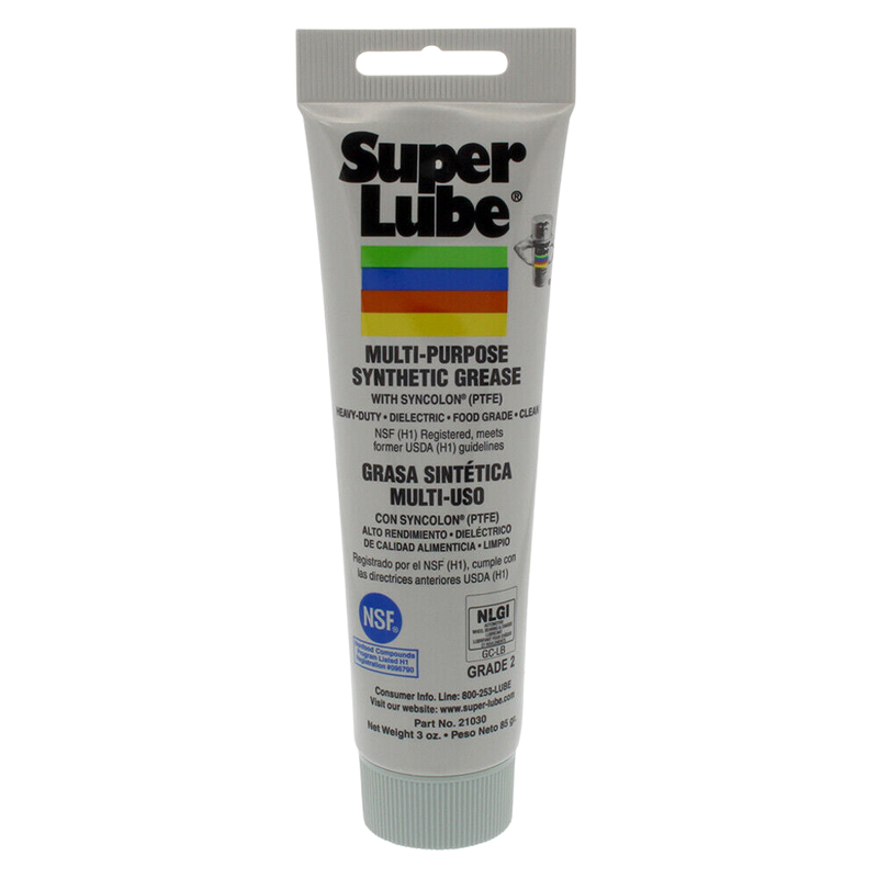 85g SUPER LUBE® MULTI-PURPOSE SYNTHETIC GREASE WITH SYNCOLON® (PTFE)