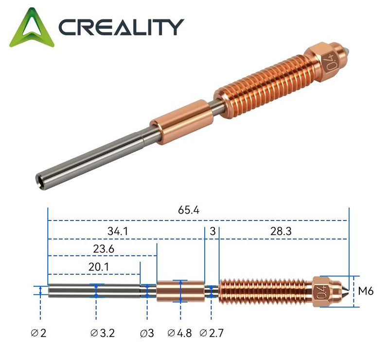 Creality Quick-Swap Nozzle latest K1 Series & Ender 3 v3 series